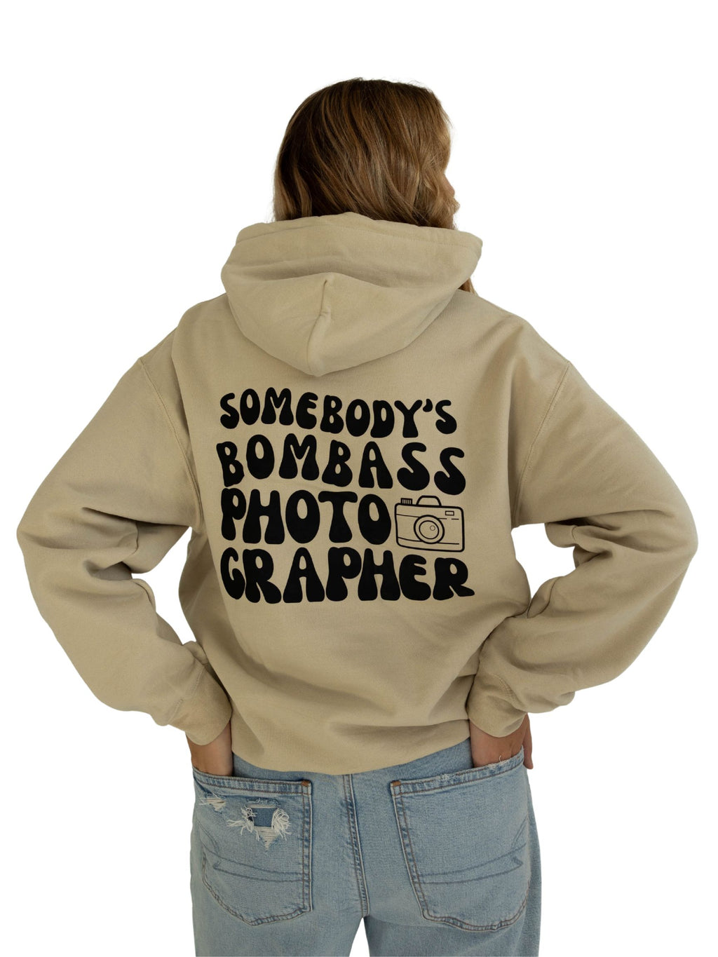 Somebodys Bomb Ass Hoodie (Cream)
