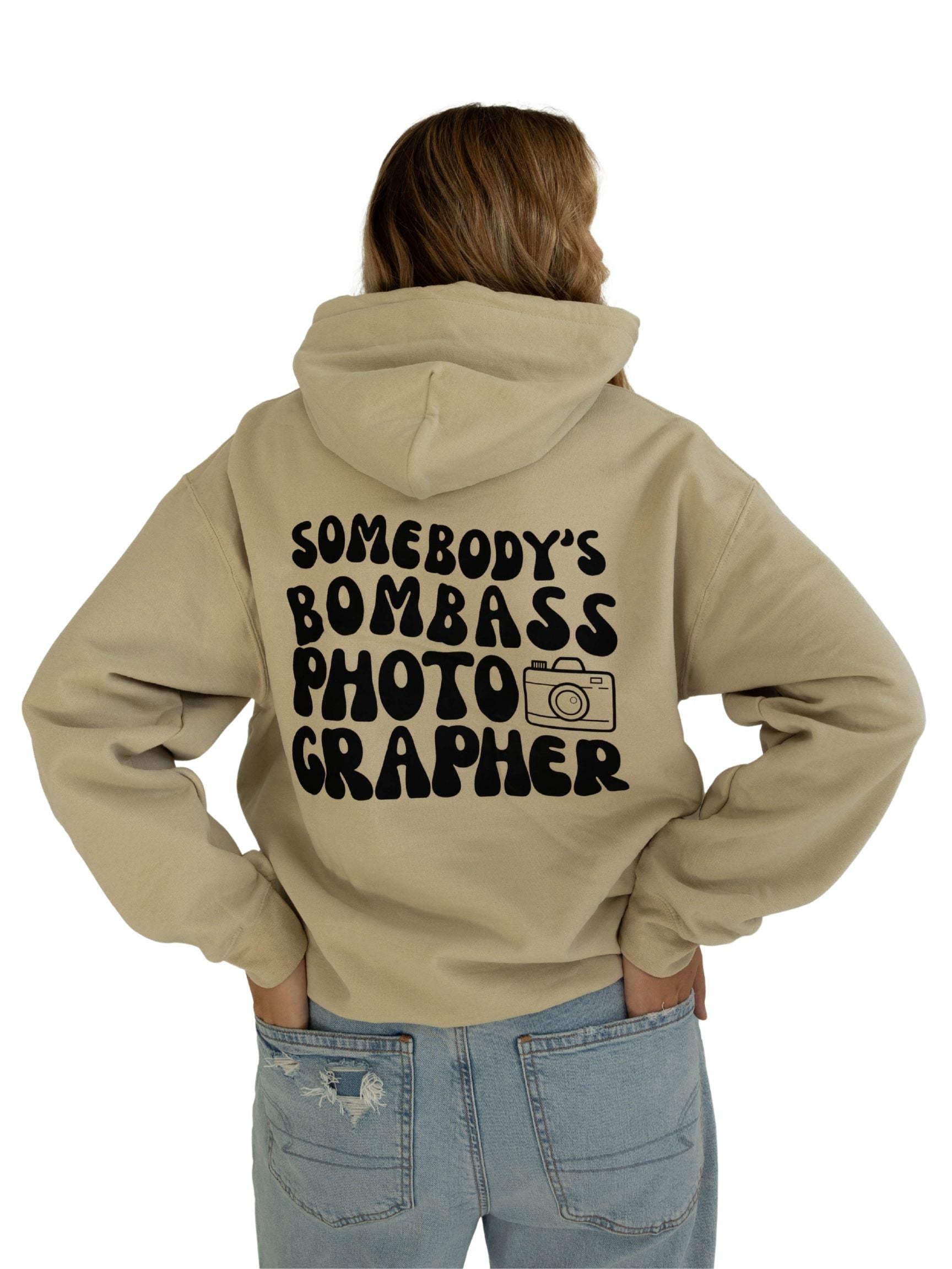 Somebodys Bomb Ass Hoodie (Cream)