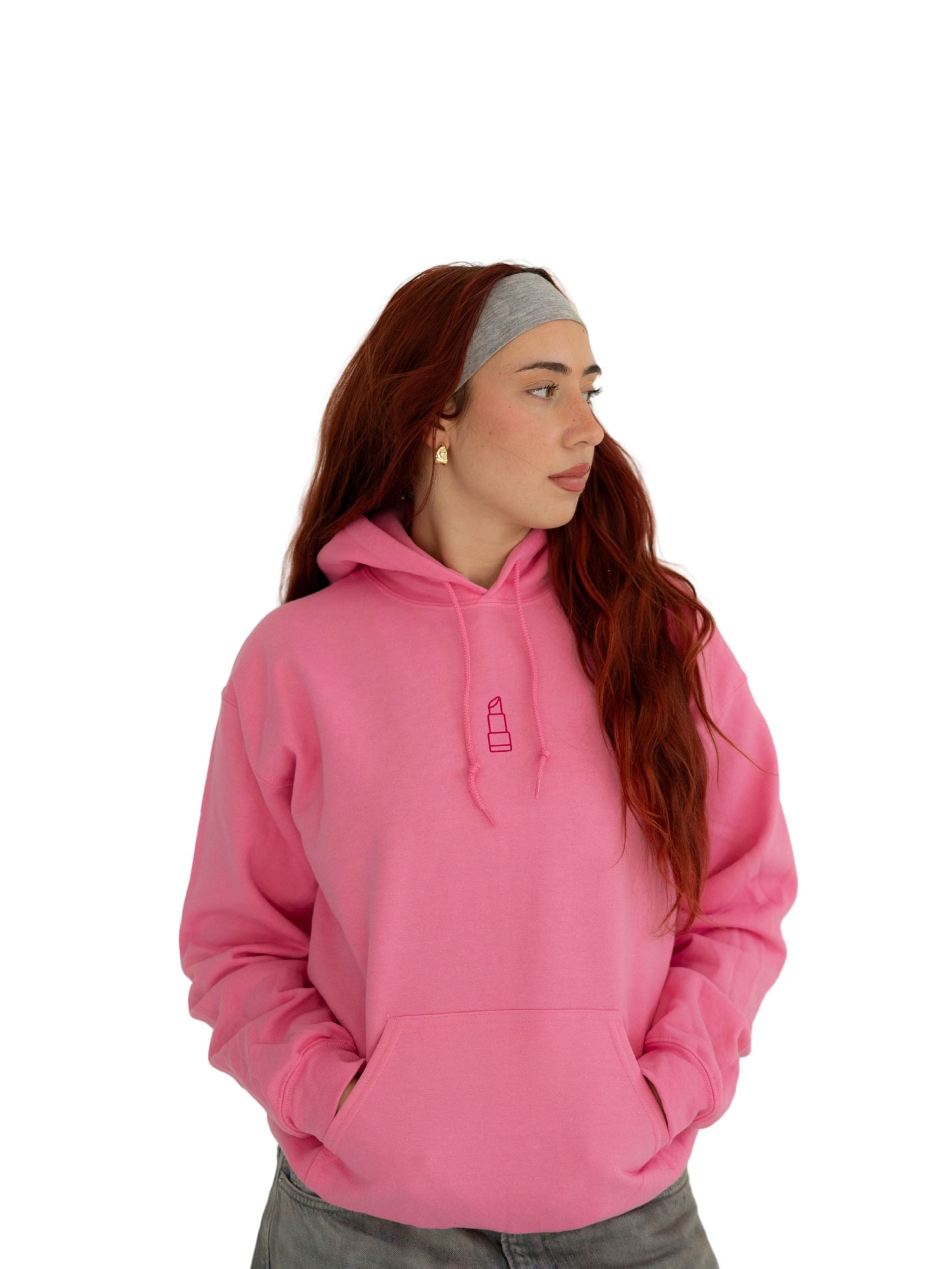 Somebodys Bomb Ass Hoodie (Pink)