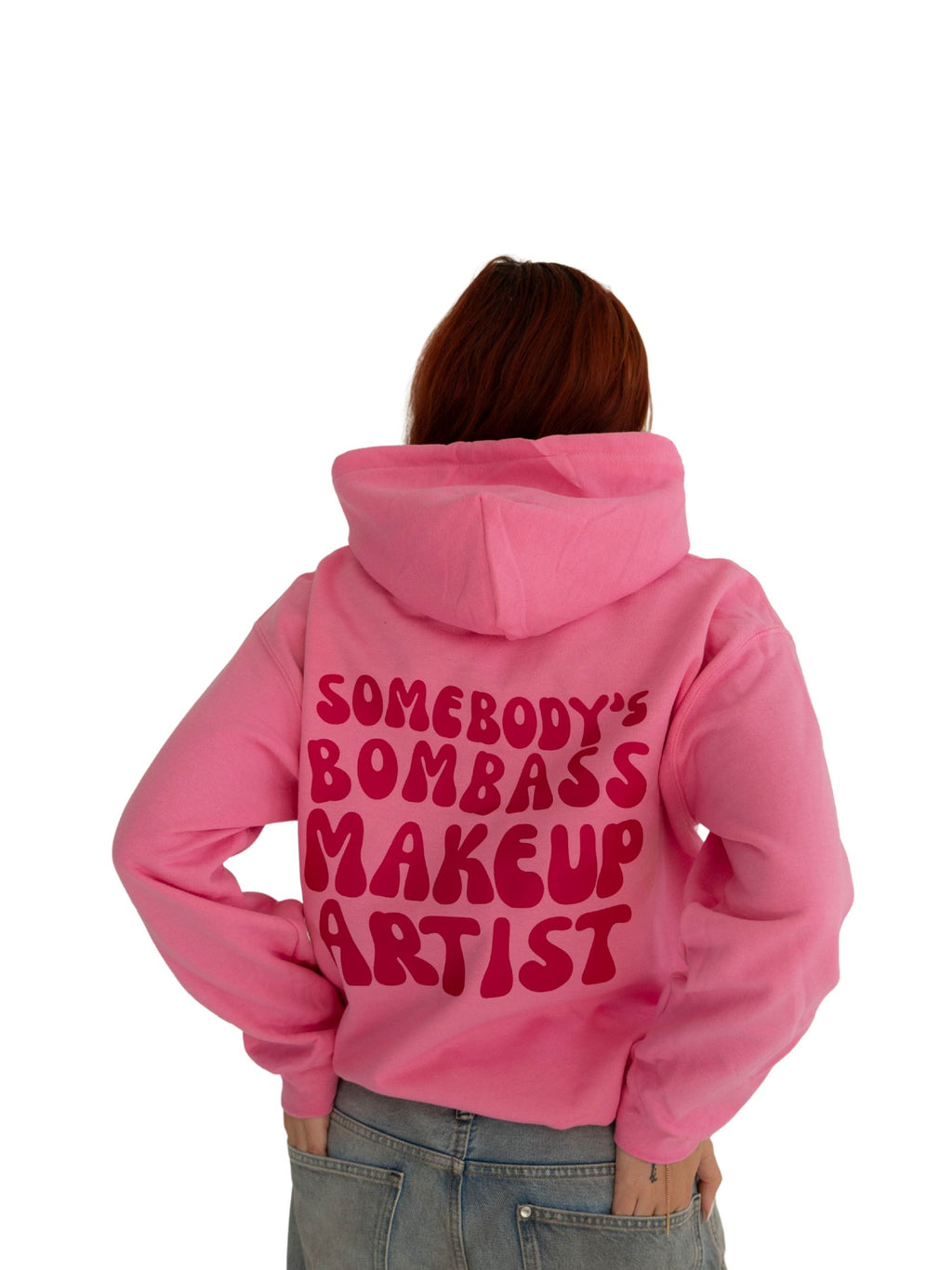 Somebodys Bomb Ass Hoodie (Pink)
